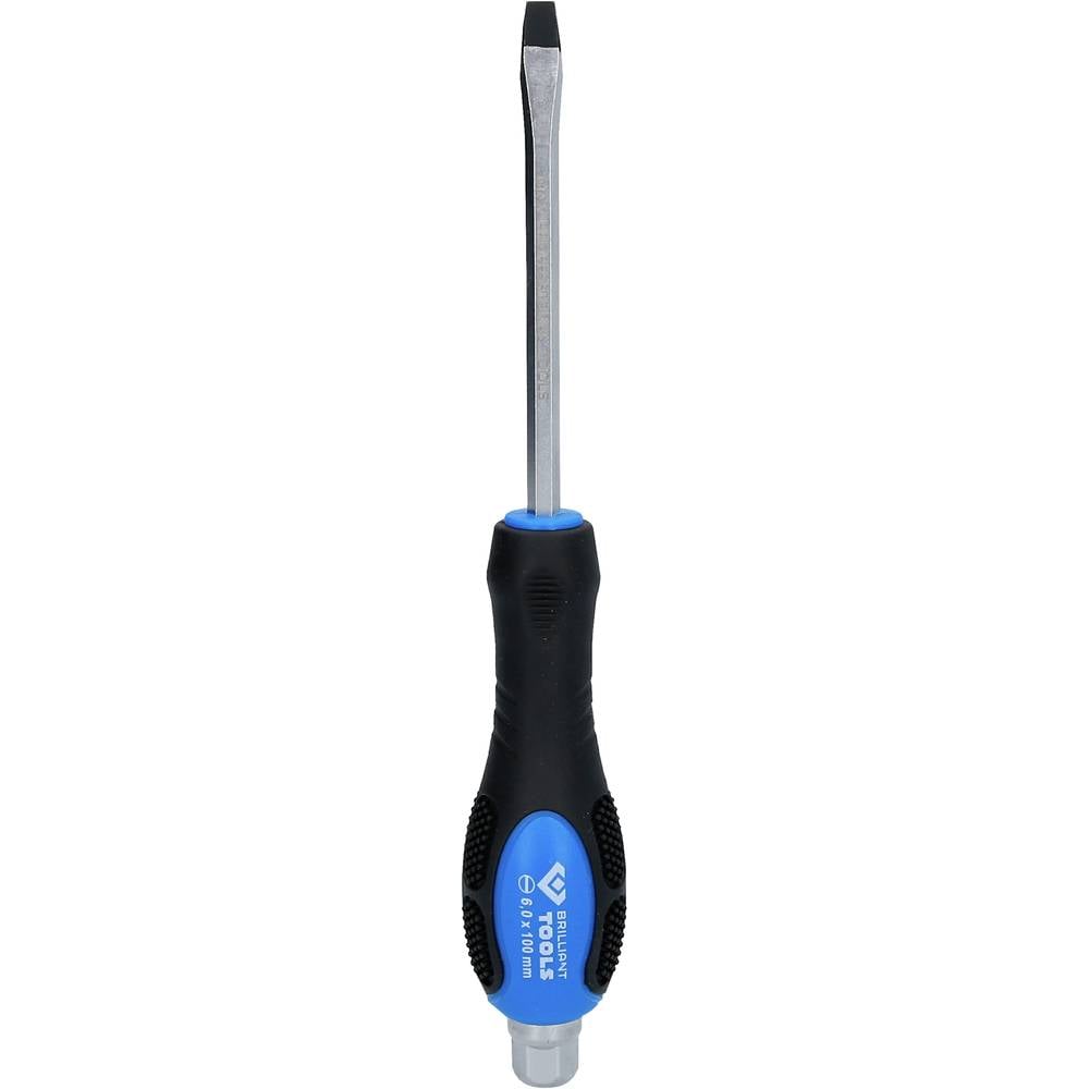 Brilliant Tools BT034804 Platte schroevendraaier Kopbreedte: 6 mm Koplengte: 100 mm