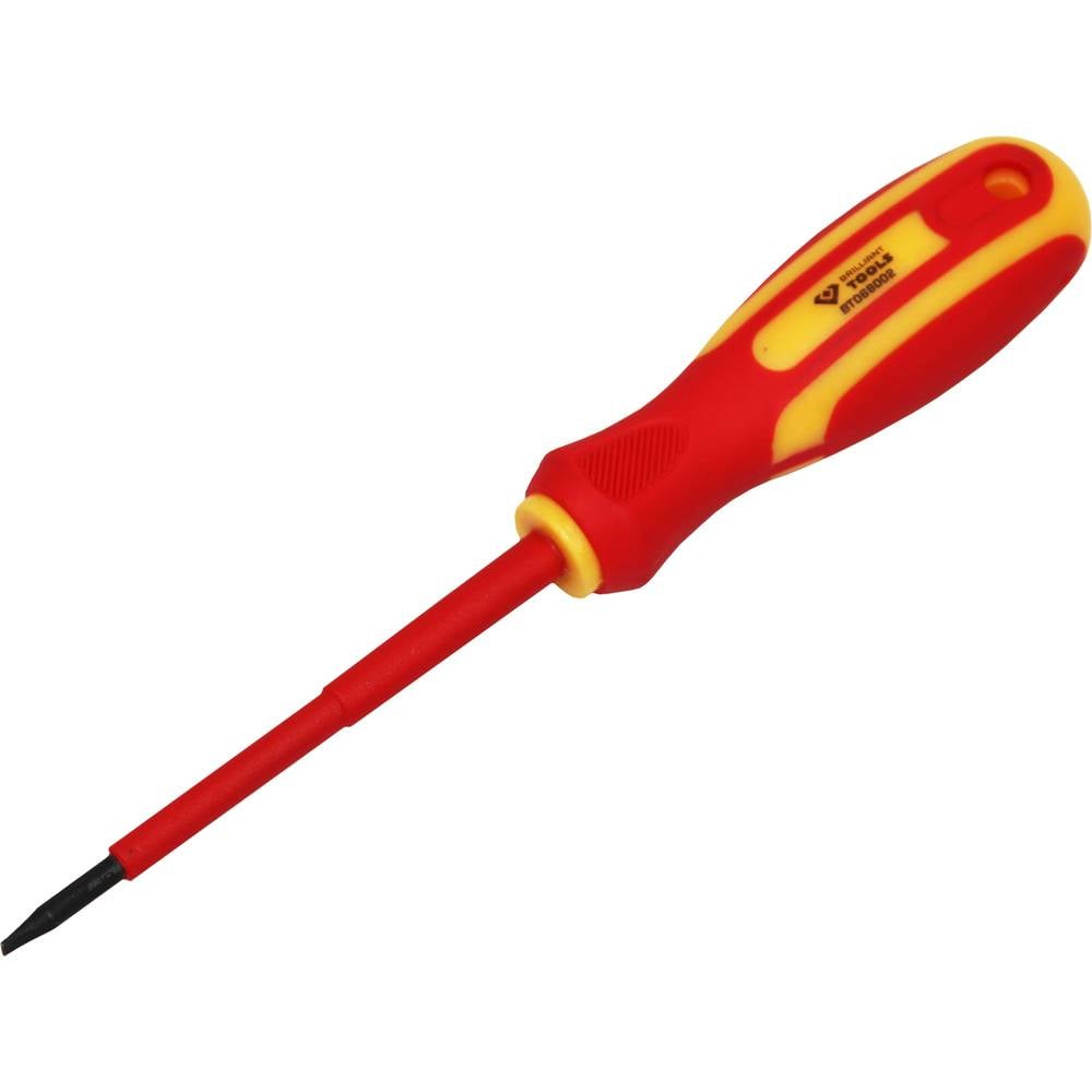Brilliant Tools BT068002 Platte schroevendraaier Koplengte: 75 mm