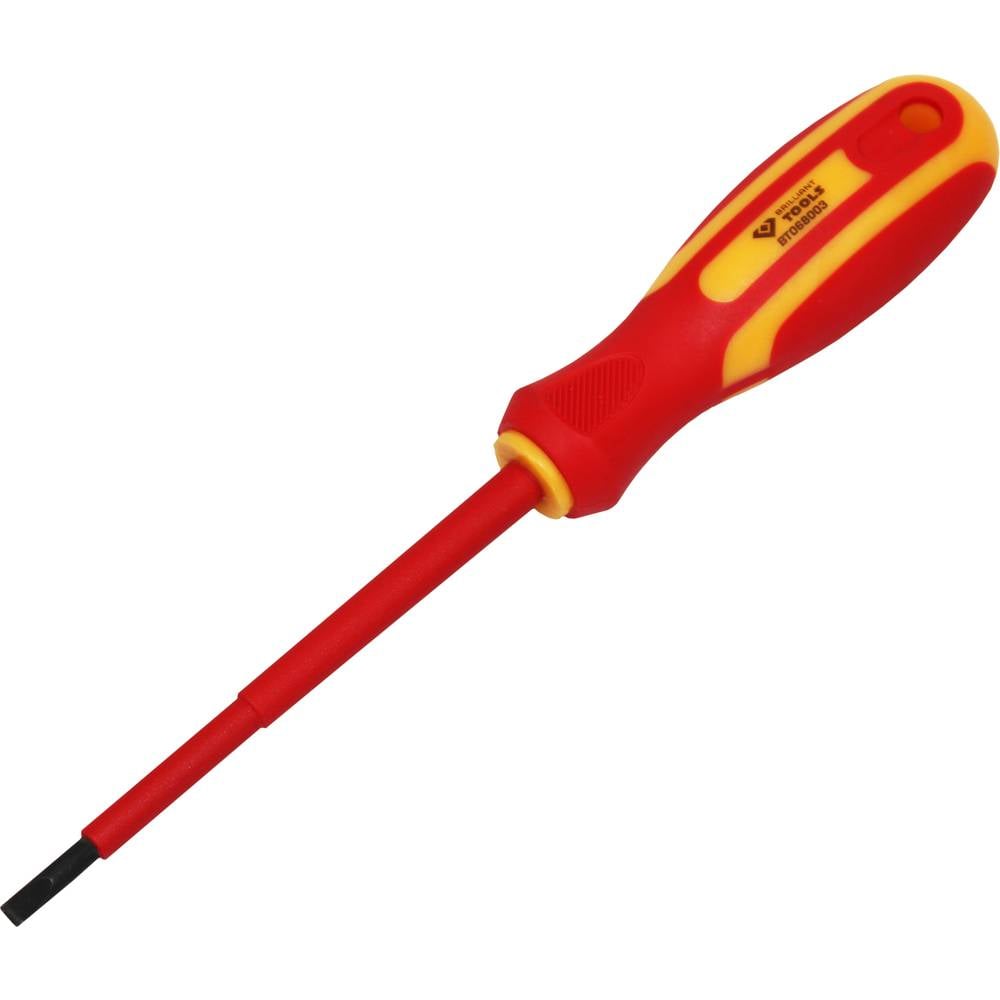Brilliant Tools BT068003 Platte schroevendraaier Koplengte: 100 mm
