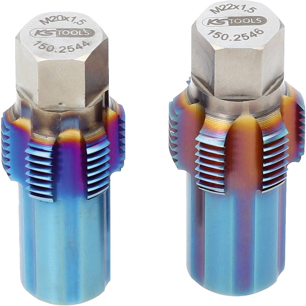 KS Tools 150.2540 Schroefdraadsnijderset M20, M22 Speciaal gereedschapsstaal 1 stuk(s)