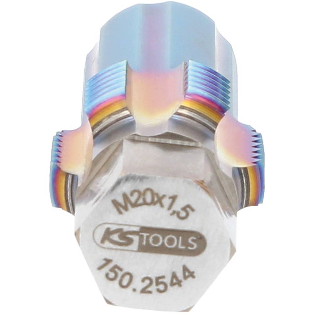 KS Tools 150.2544 Schroefdraad natapper M20 x 1.5 Speciaal gereedschapsstaal 1 stuk(s)