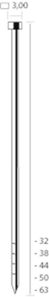 Algemeen Union nagel schuin 21gr. vz NA 63mm (2500st)