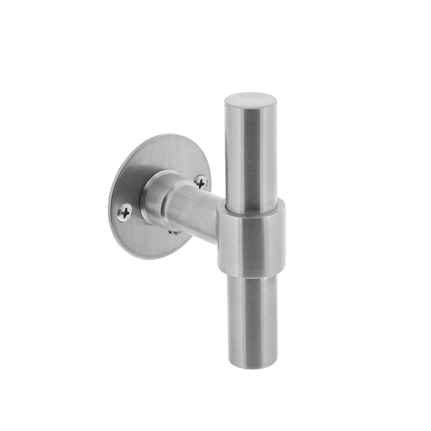 Intersteel Deurklink T-model met rozet 2mm geborsteld RVS