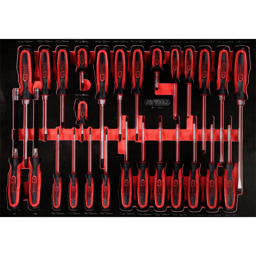 KS Tools 811.1027 Schroevendraaierset