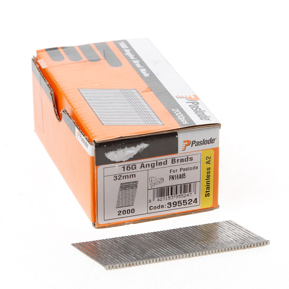 Paslode Nagels+gas im65af16 38mm rvs2000st