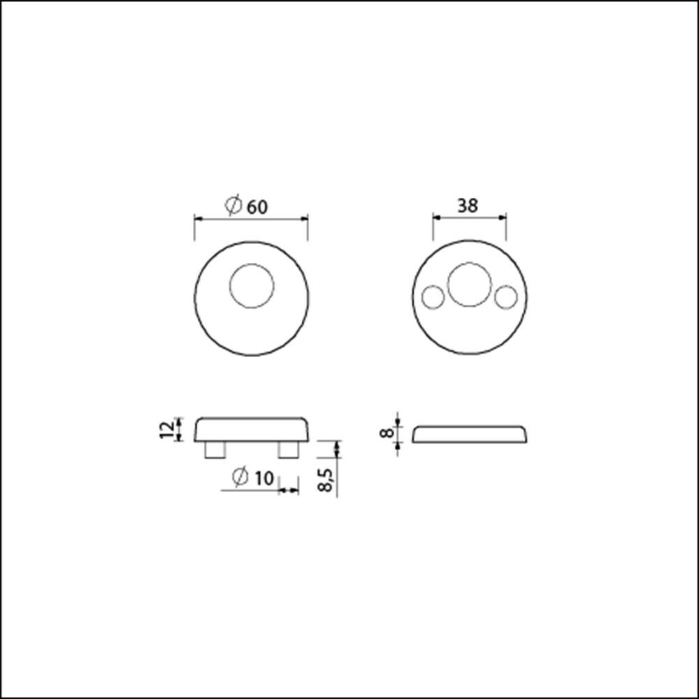 Ami VHB ROZET ROND RC 22.5 816125
