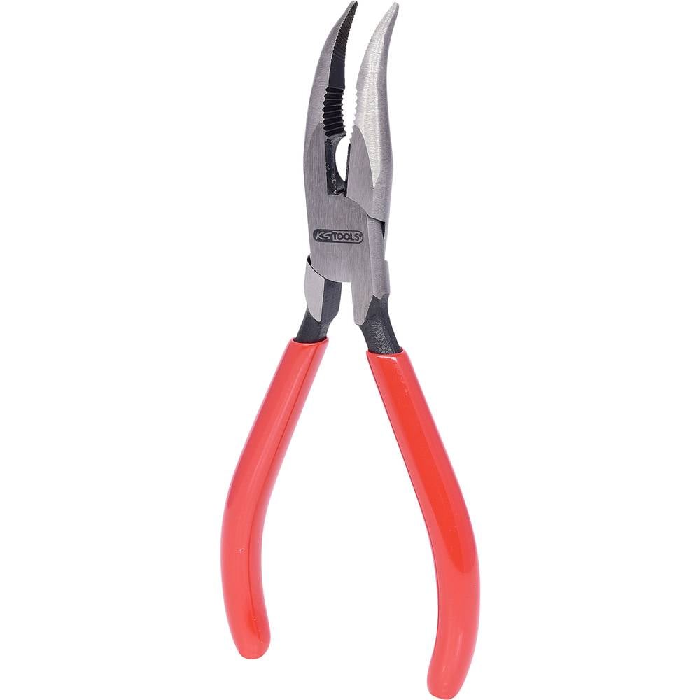 KS Tools 1151318 Platte rondbektang 45° gebogen Gereedschapsstaal 165 mm