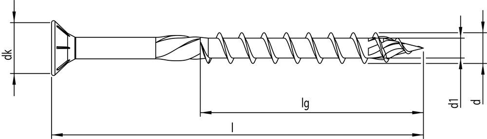 Heco SPNPLS.TPX.GP.TX.PK 4.5X40/500