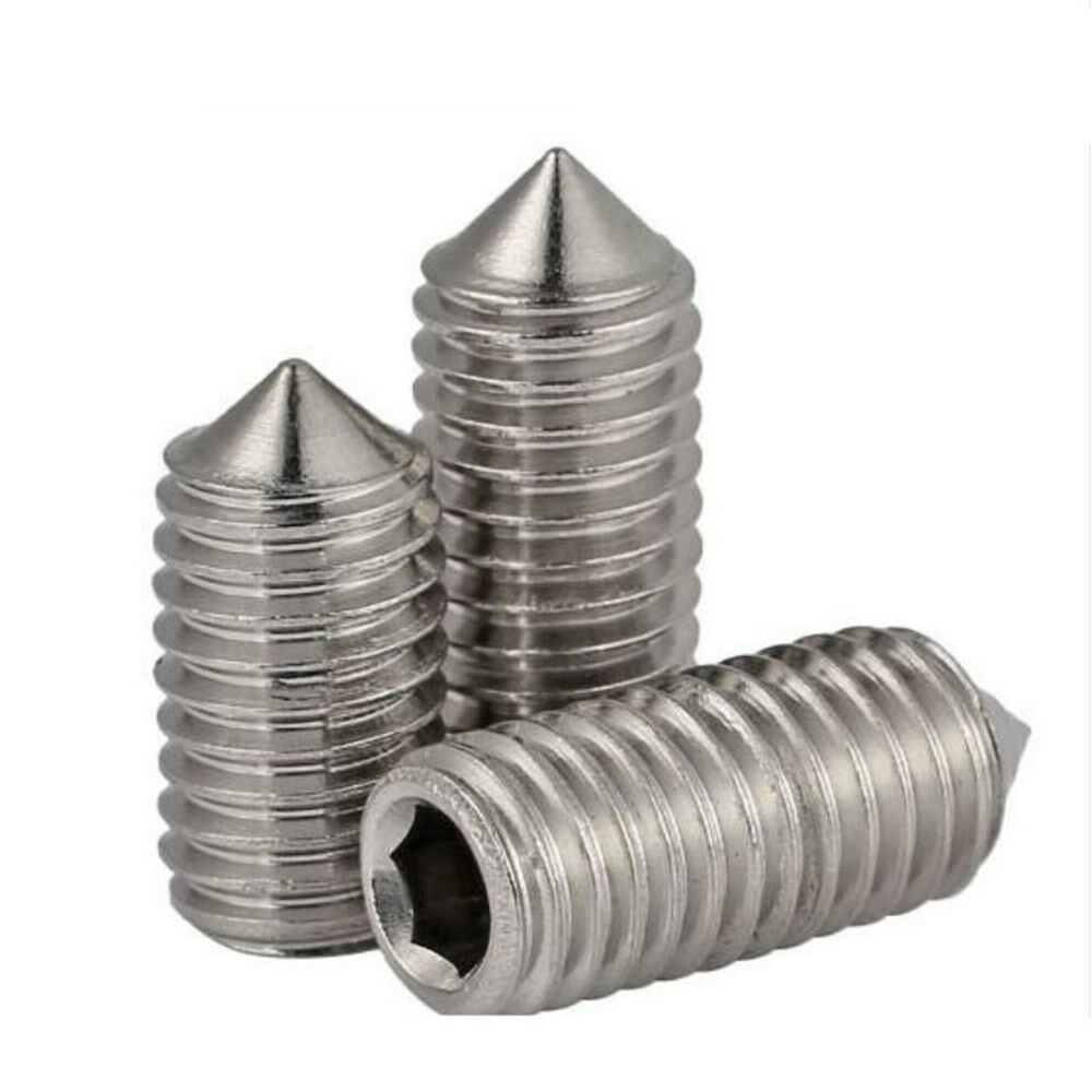 Algemeen Stelschroef met kegelpunt DIN914 rvs A2 bzk M5x8mm