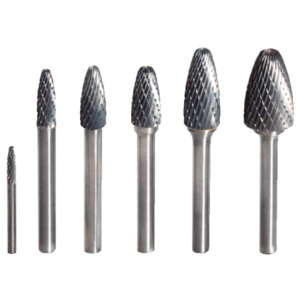 KS Tools 5153262 Freesstift Hardmetaal Lengte 61 mm Afmeting, Ø 6 mm