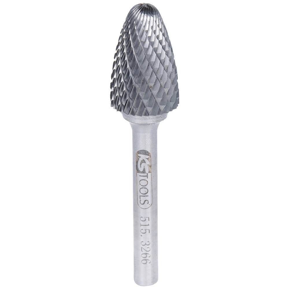 KS Tools 5153266 Freesstift Hardmetaal Lengte 70 mm Afmeting, Ø 6 mm