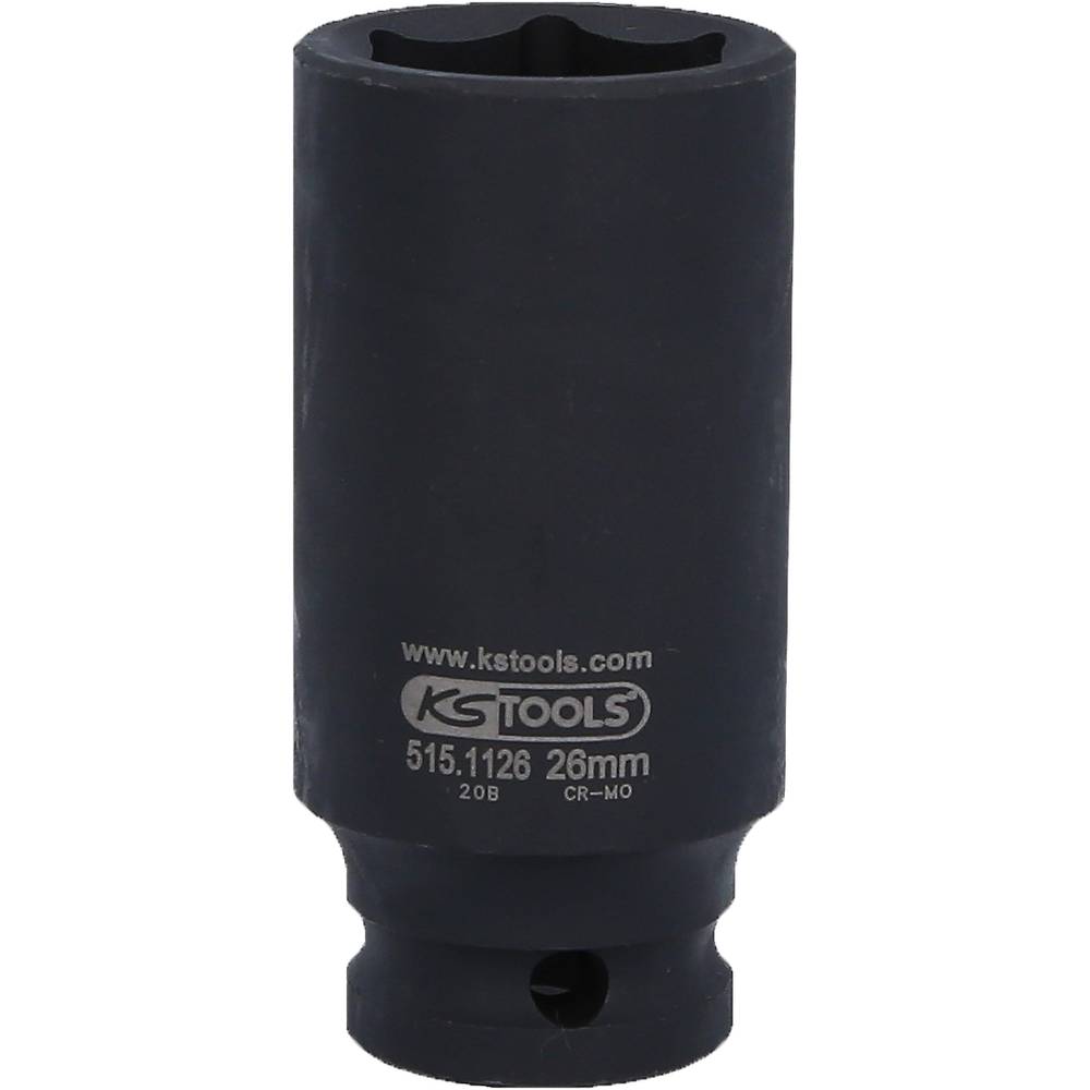 KS Tools 5151126 515.1126 Kracht-dopsleutelinzet 26 mm