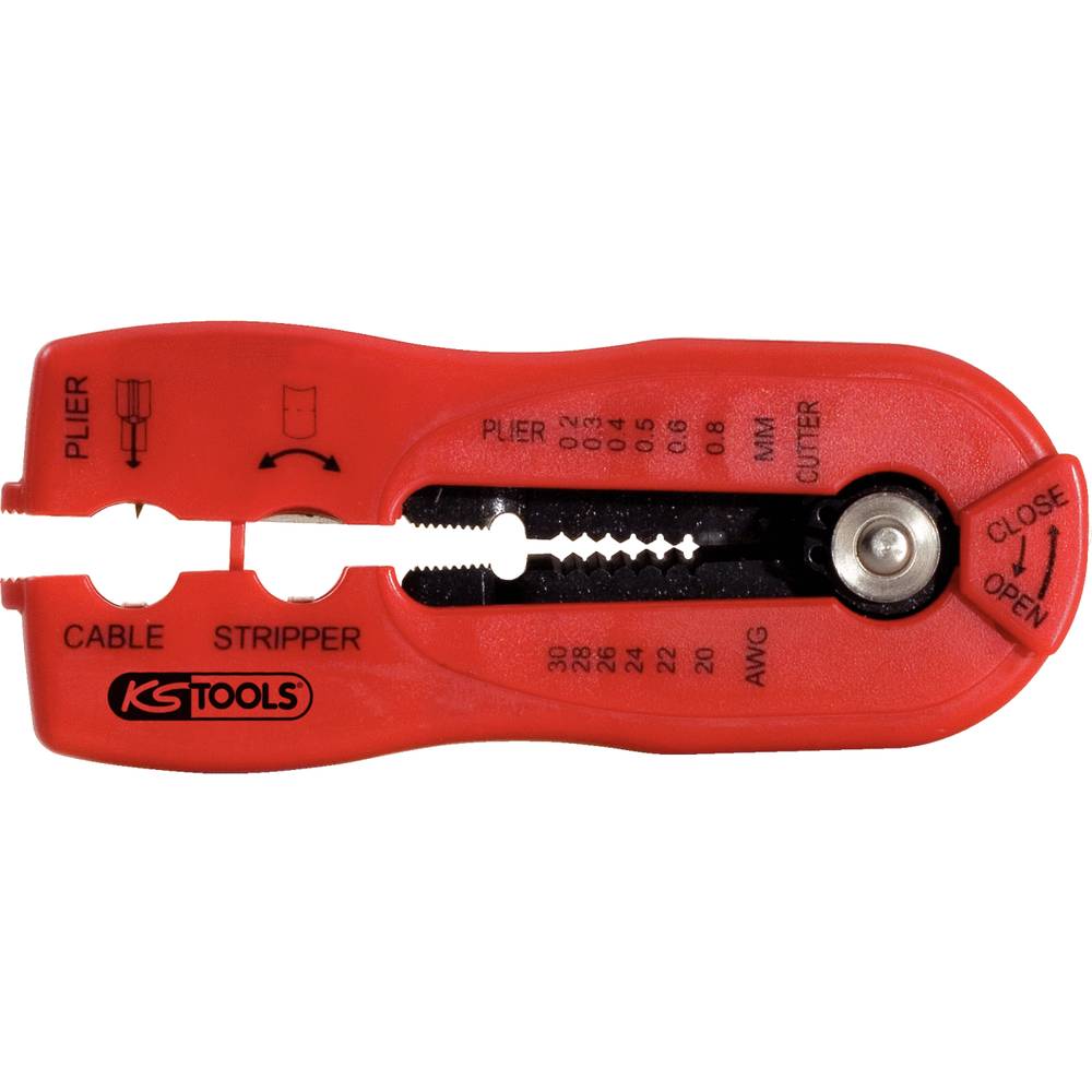 KS Tools 115.1251 1151251 Afstripgereedschap 0.20 tot 0.80 mm²