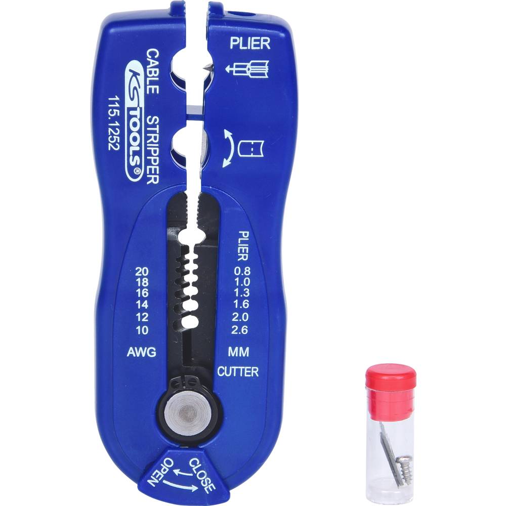 KS Tools 115.1252 1151252 Afstripgereedschap 0.20 tot 0.80 mm²
