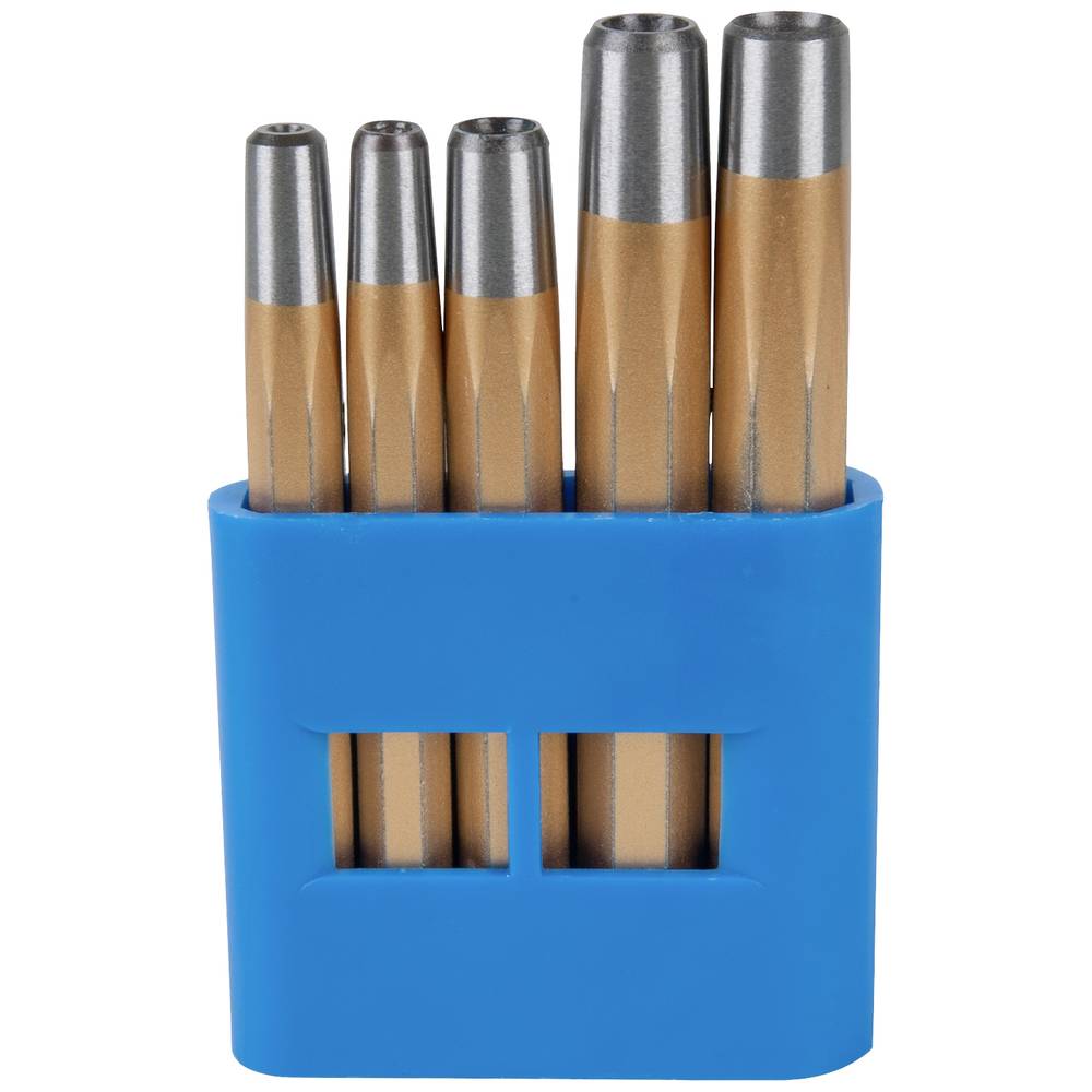 KS Tools 1292209 Set nagelkopzetters, 5-delig