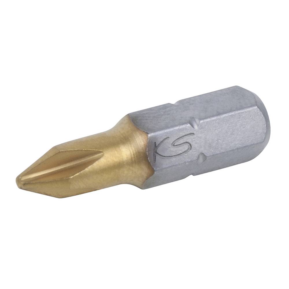 KS Tools 911.2638 9112638 Kruis-bit PH 2 Speciaal staal Titanium gecoat C 6.3 1 stuk(s)