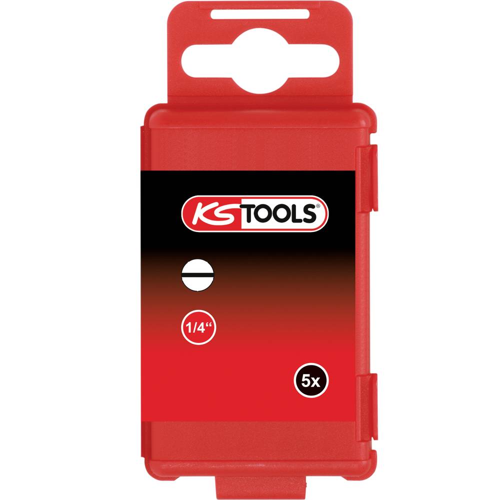 KS Tools 911.8408 Gleuf-bit 5.5 mm Speciaal staal E 6.3 5 stuk(s)