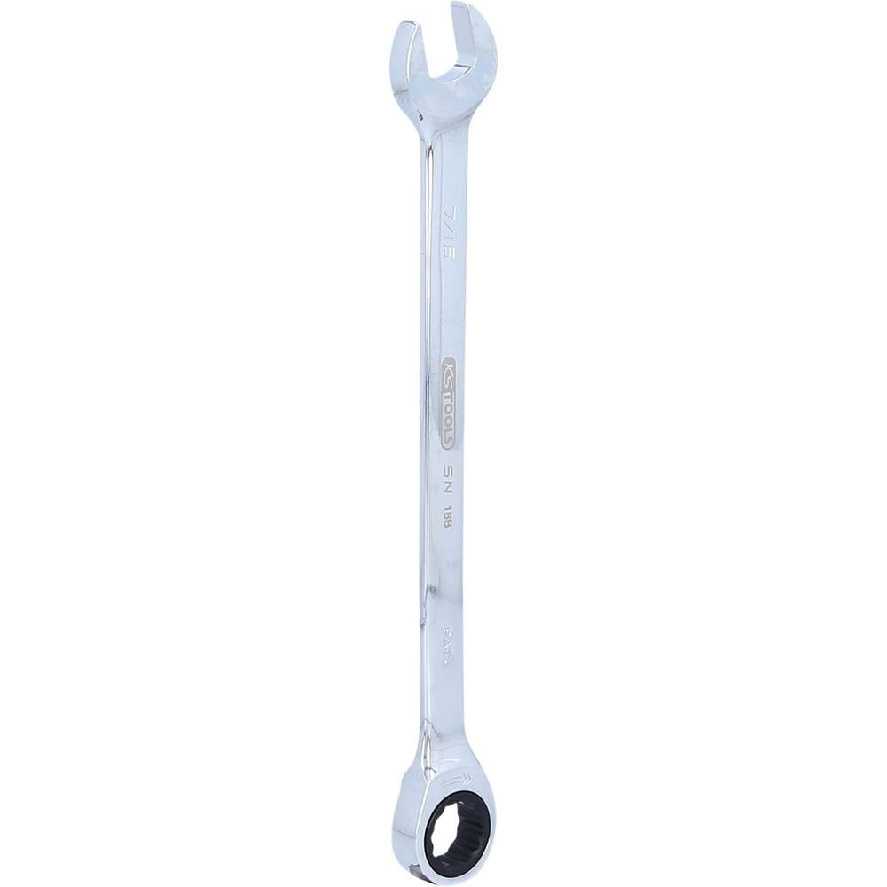 KS Tools 503.4104 503.4104 Steek-ringratelsleutel Sleutelbreedte (inch) 7/16