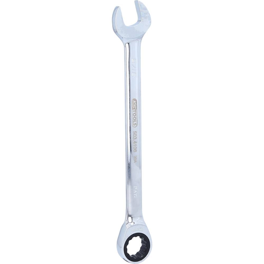 KS Tools 503.4106 503.4106 Steek-ringratelsleutel Sleutelbreedte (inch) 9/16