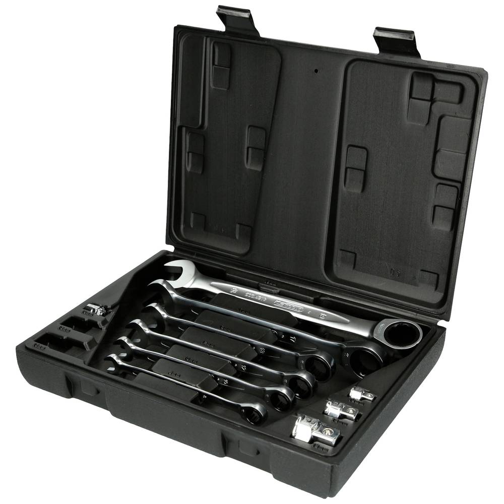 KS Tools 503.4260 5034260 Ringsleutel met ratelset Sleutelbreedte (metrisch) 8 - 90 mm