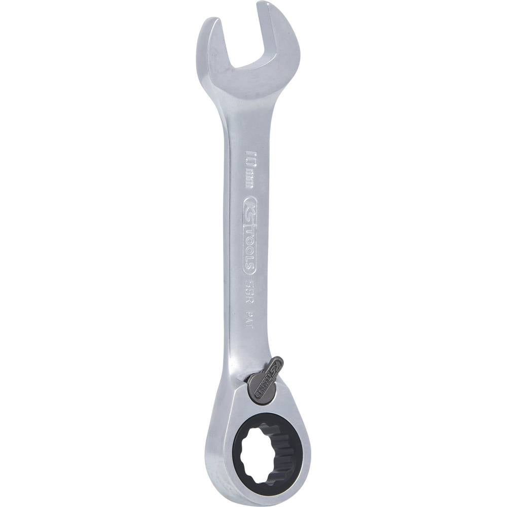 KS Tools 503.4633 503.4633 Steek-ringratelsleutel Sleutelbreedte (metrisch) 10 mm