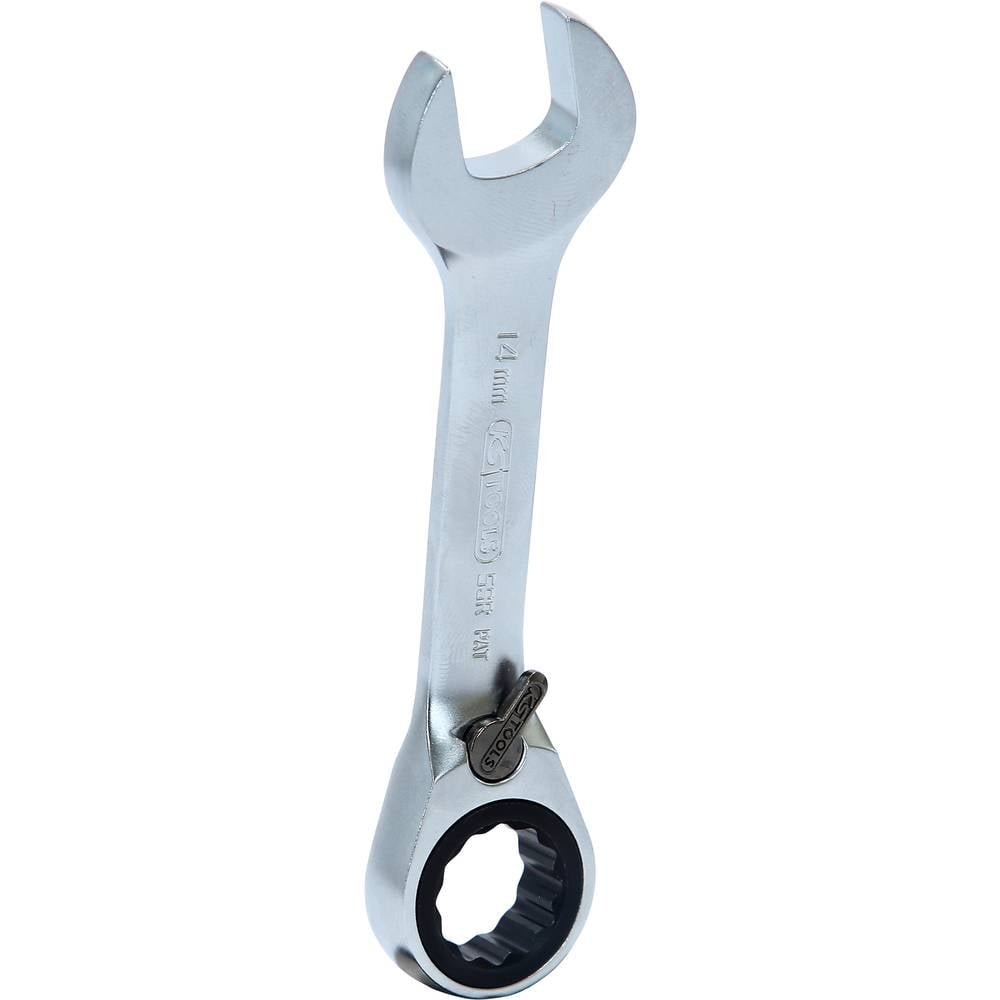 KS Tools 503.4637 503.4637 Steek-ringratelsleutel Sleutelbreedte (metrisch) 14 mm