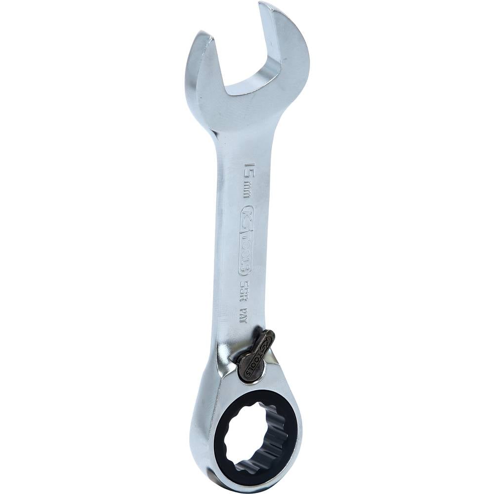 KS Tools 503.4638 503.4638 Steek-ringratelsleutel Sleutelbreedte (metrisch) 15 mm