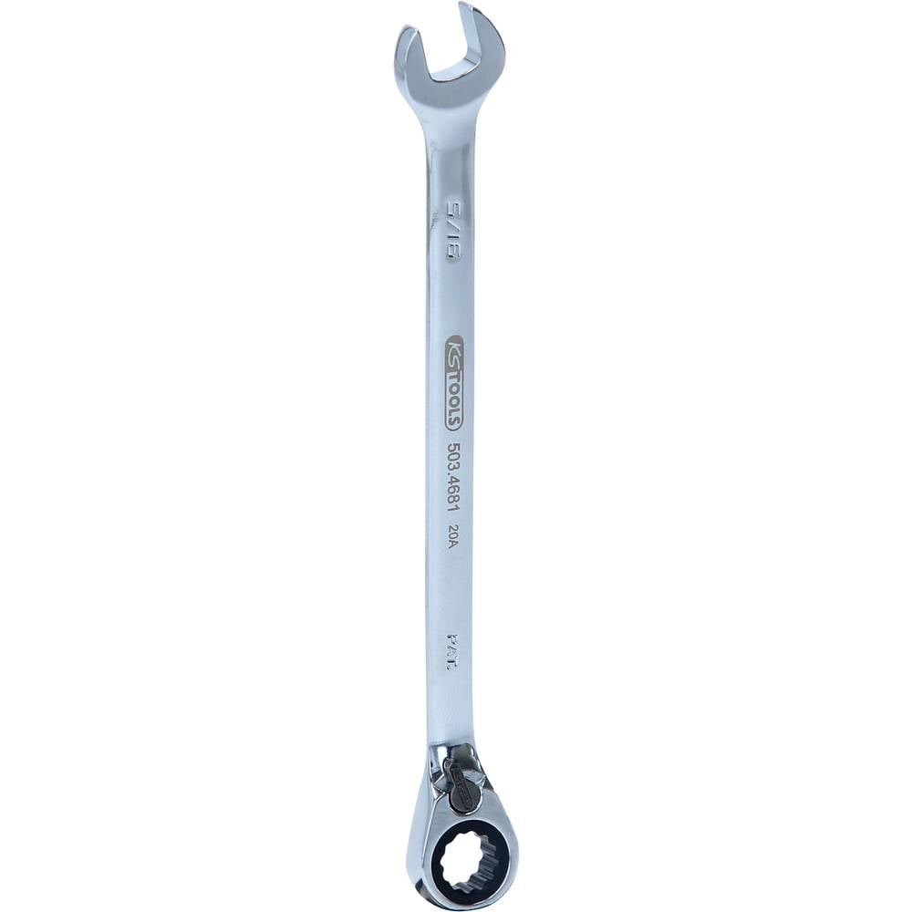 KS Tools 503.4681 503.4681 Steek-ringratelsleutel Sleutelbreedte (inch) 5/16