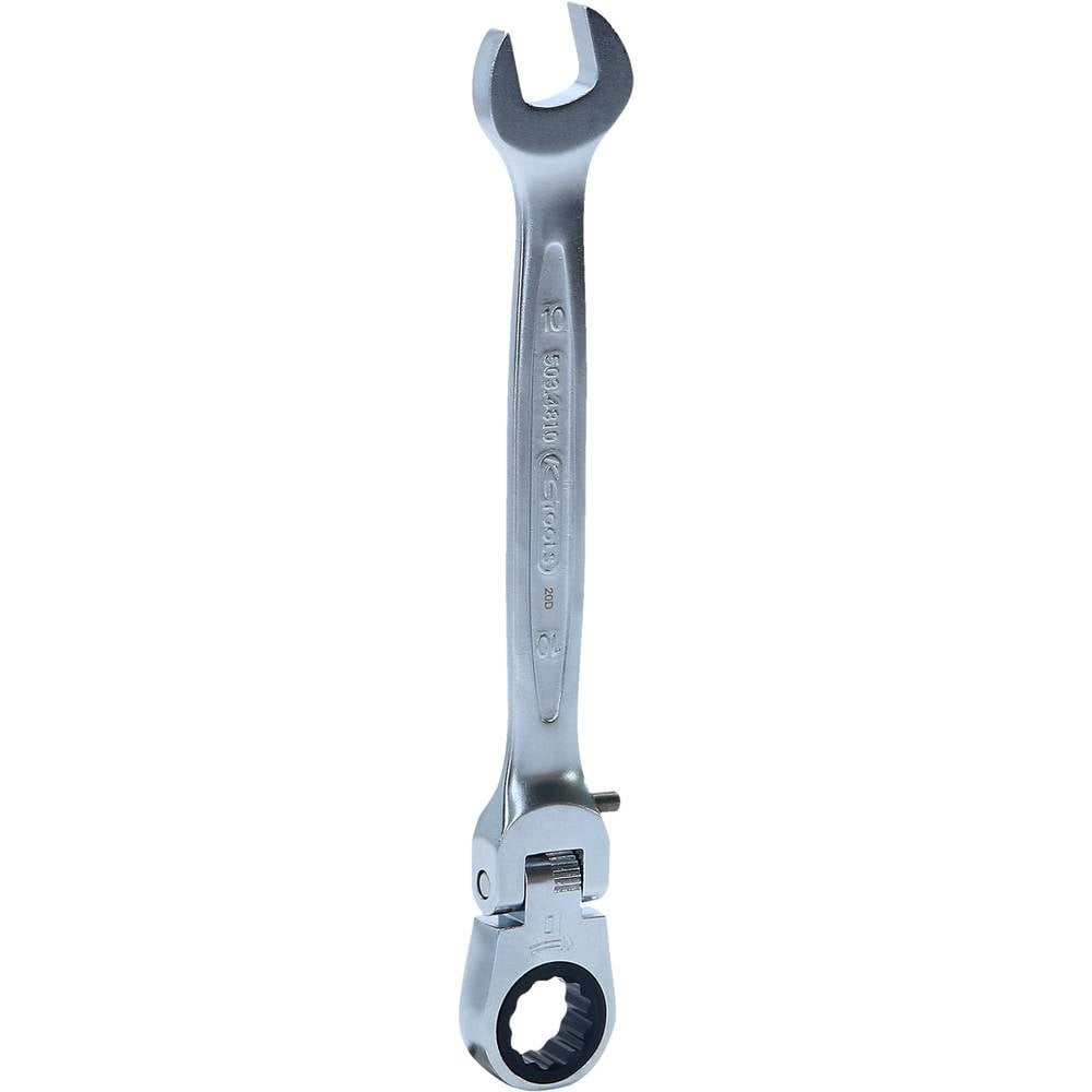 KS Tools 503.4810 503.4810 Steek-ringratelsleutel Sleutelbreedte (metrisch) 10 mm