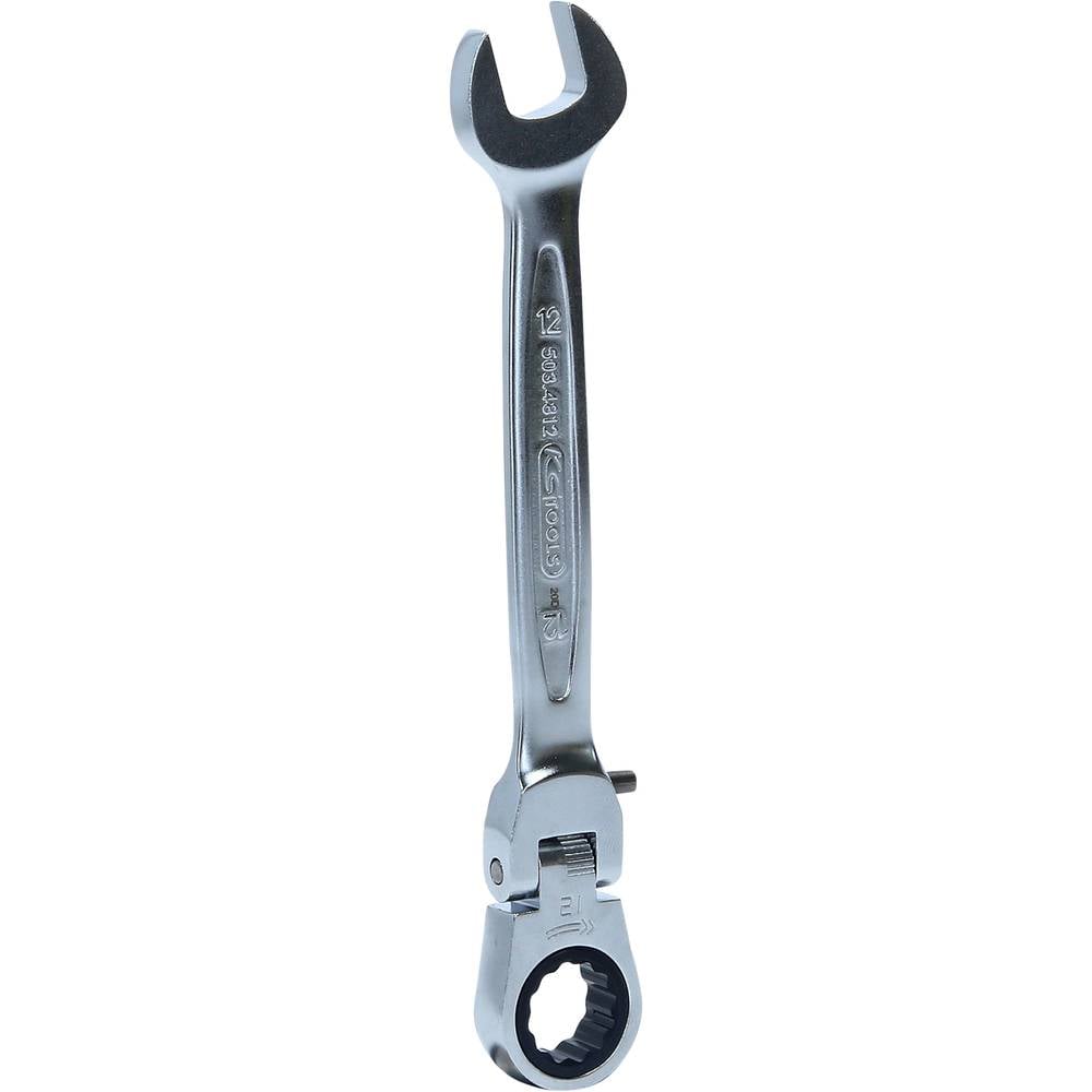 KS Tools 503.4812 503.4812 Steek-ringratelsleutel Sleutelbreedte (metrisch) 12 mm
