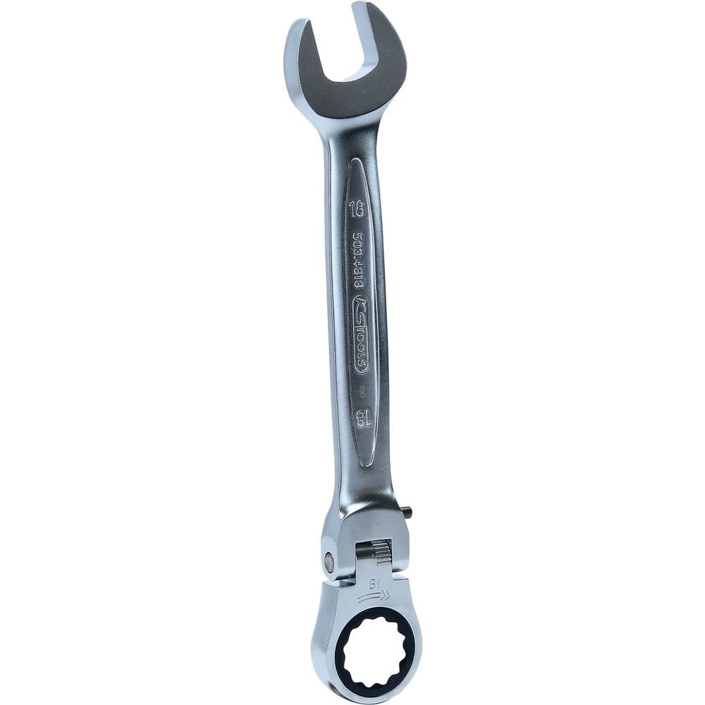KS Tools 503.4818 503.4818 Steek-ringratelsleutel Sleutelbreedte (metrisch) 18 mm
