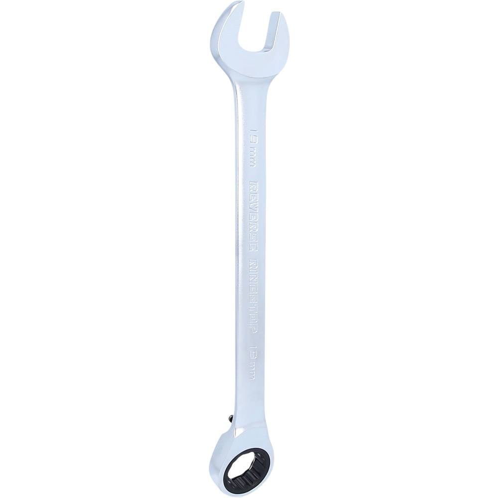KS Tools 503.4919 503.4919 Steek-ringratelsleutel Sleutelbreedte (metrisch) 19 mm