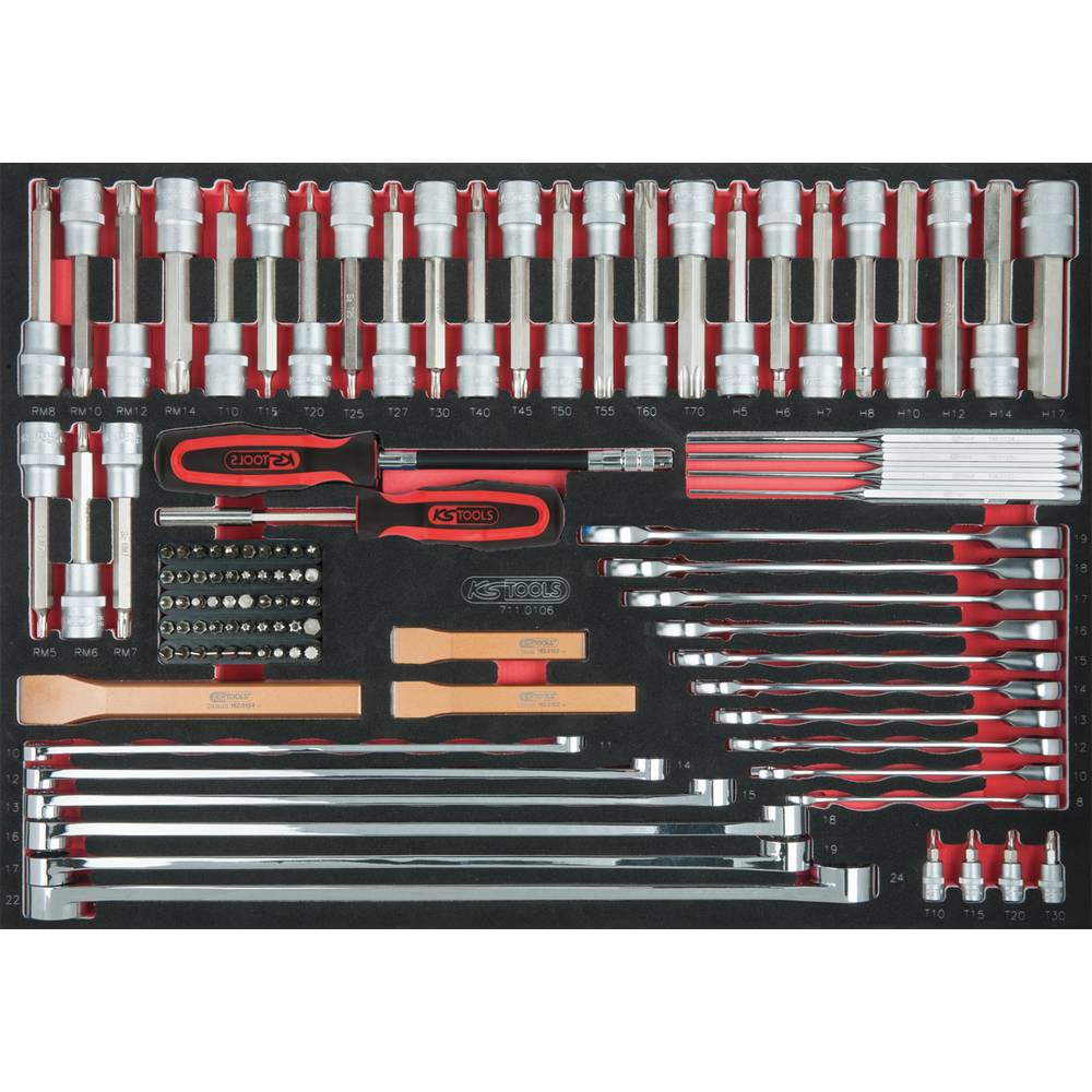 KS Tools 711.0106 711.0106 Verwisselbare koppen