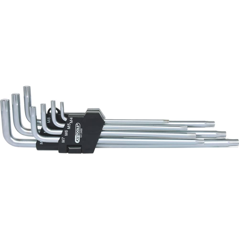 KS Tools 151.2450 RIBE Haakse schroevendraaierset 4 mm, 5 mm, 6 mm, 7 mm, 8 mm, 9 mm, 10 mm 7-delig
