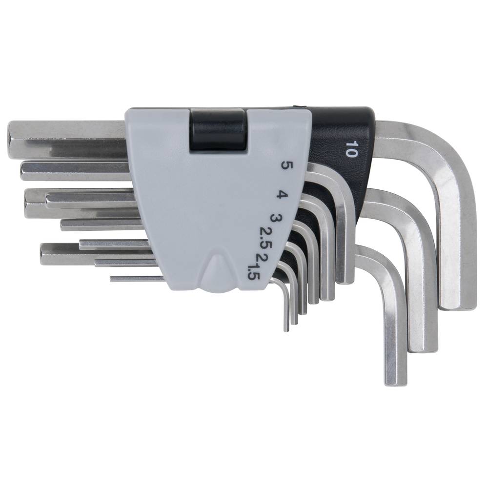 KS Tools 964.0320 Inbus Haakse schroevendraaierset 1.5 mm, 2 mm, 2.5 mm, 3 mm, 4 mm, 5 mm, 6 mm, 8 mm, 10 mm 9-delig
