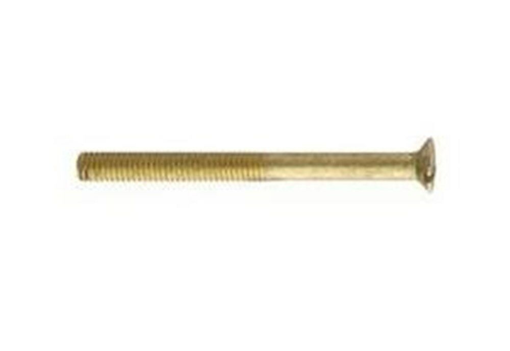 De Beer Patentbout mess vernikkeld M4x38mm