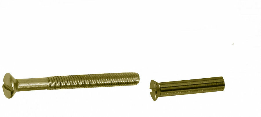 Gebrema Patentrozetboutje+huls messing m4x45
