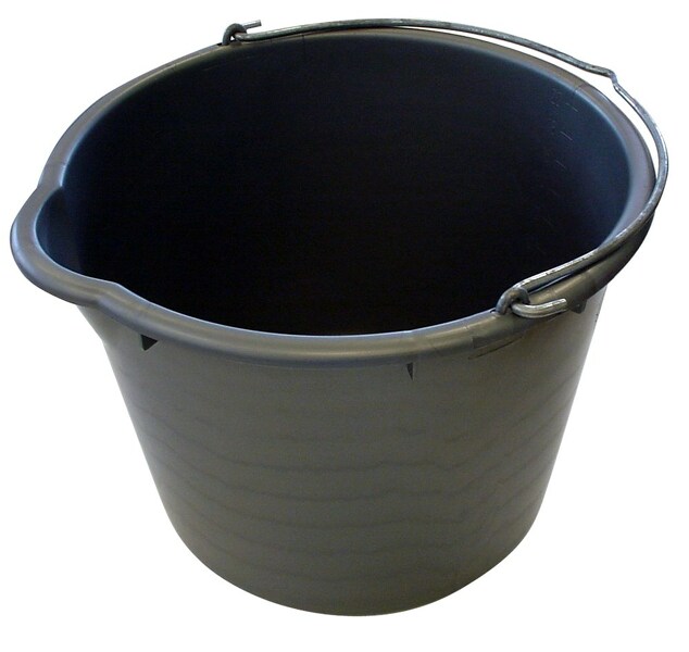 Gripline EMM00120-0811 Specials Bouwemmer - 12L - Zwart