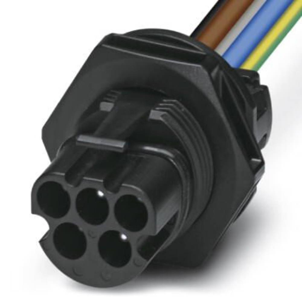 Phoenix Contact 1409211 Apparaatconnector achterwand PRC 5-FT25-MC2,5-150 Zwart, Blauw, Grijs, Bruin, Groen, Geel Inhoud: 10 stuk(s)