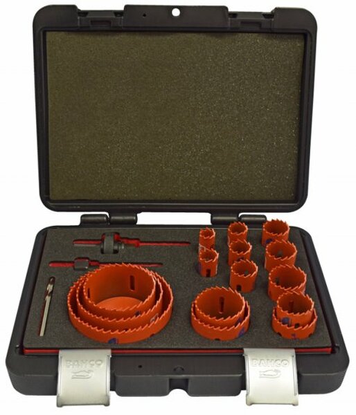 Bahco 3834-SET-153 18-delige Sandflex Gatzagenset In Koffer - Bi-Metaal