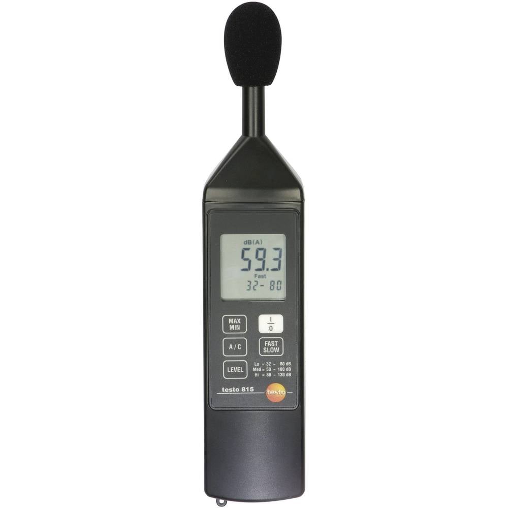 Testo 815 Decibelmeter 32 - 130 dB 31.5 Hz - 8000 Hz