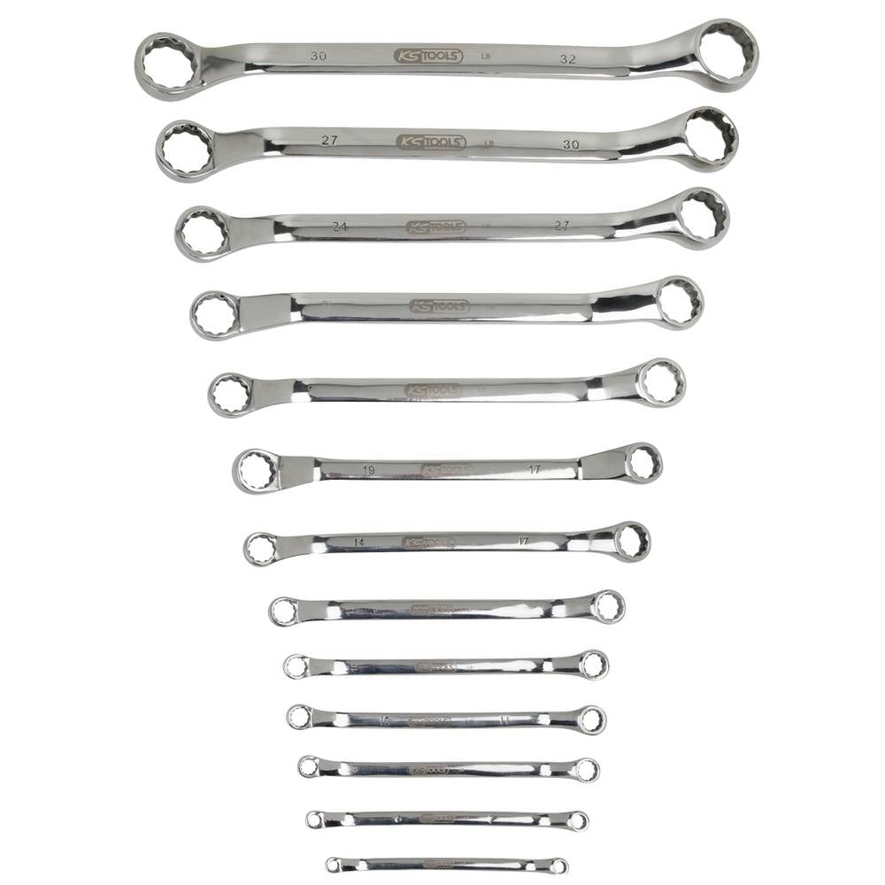 KS Tools 9641150 964.1150 Dubbele ringsleutelset Sleutelbreedte (metrisch) 8 - 30 mm
