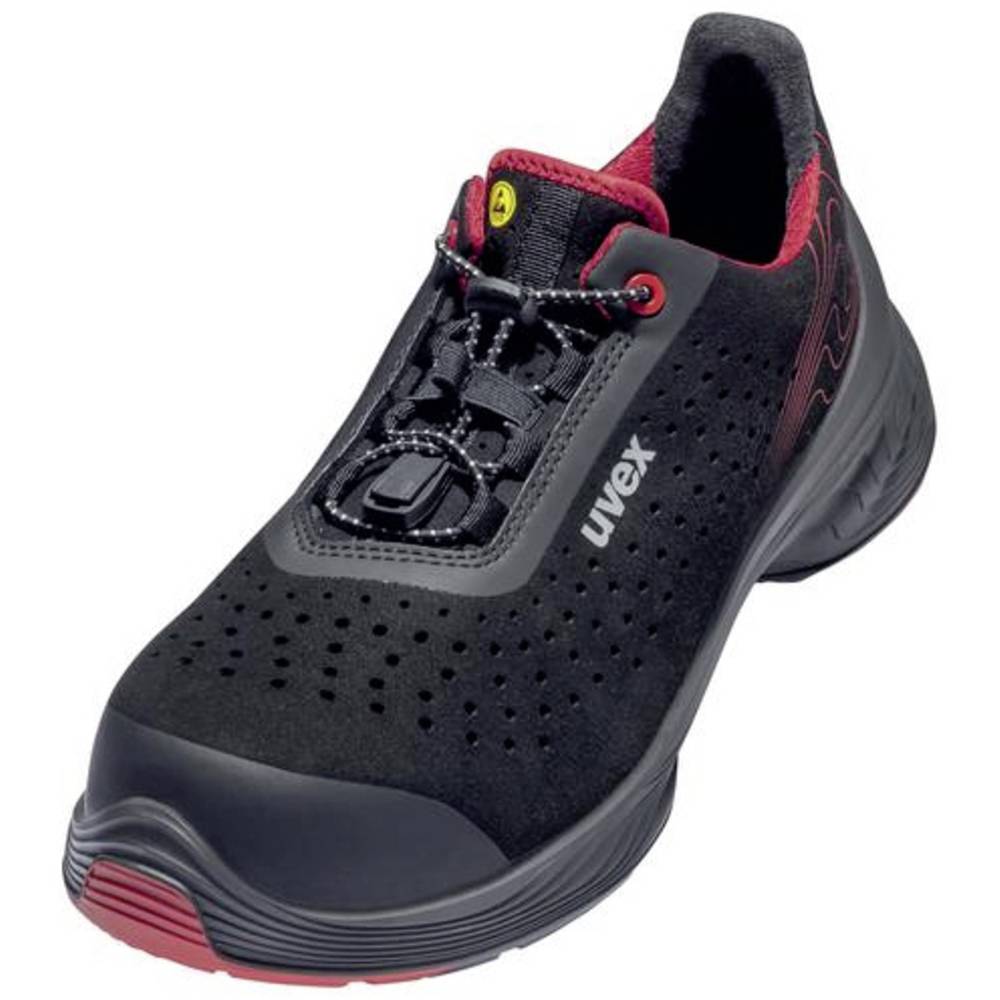 Uvex 1 G2 6837244 Lage veiligheidsschoenen ESD S1P Schoenmaat (EU): 44 Rood/zwart 1 paar