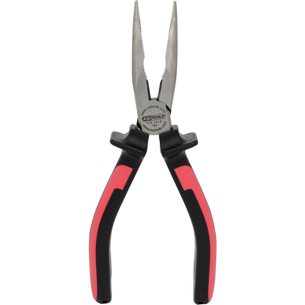 KS Tools 1151019 Platte rondbektang 45° gebogen Gereedschapsstaal 210 mm