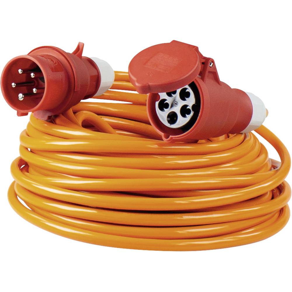 AS Schwabe 59628 Stroom Verlengkabel 32 A Oranje 50.00 m H07BQ-F 5G 4 mm²