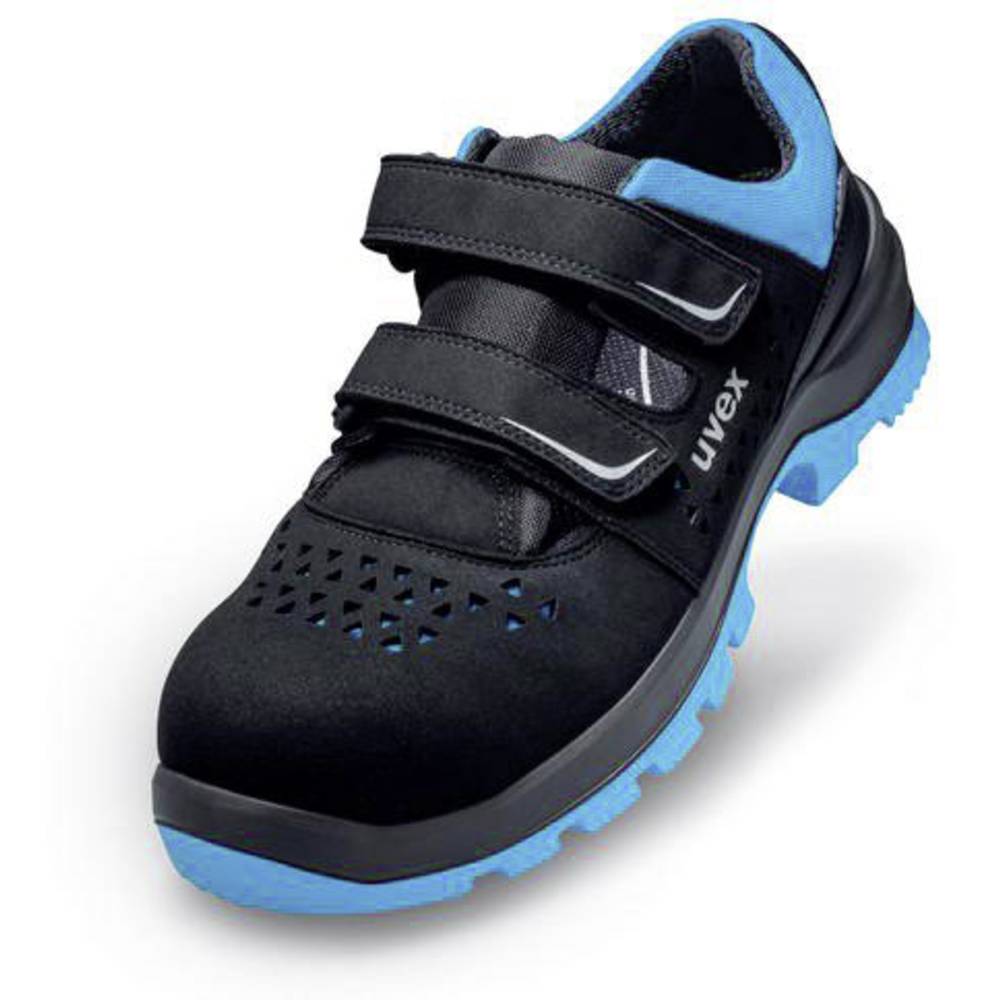 Uvex 2 xenova 9553845 Veiligheidsandalen ESD S1 Schoenmaat (EU): 45 Zwart, Blauw 1 paar