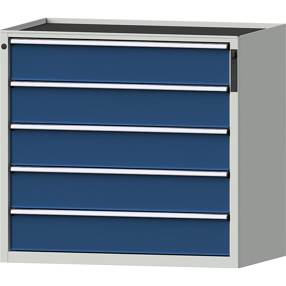 ANKE Ladekast, NFC-SLOT, 5 x 180 mm laden, h x b x d 980 x 1060 x 675 mm, blauw