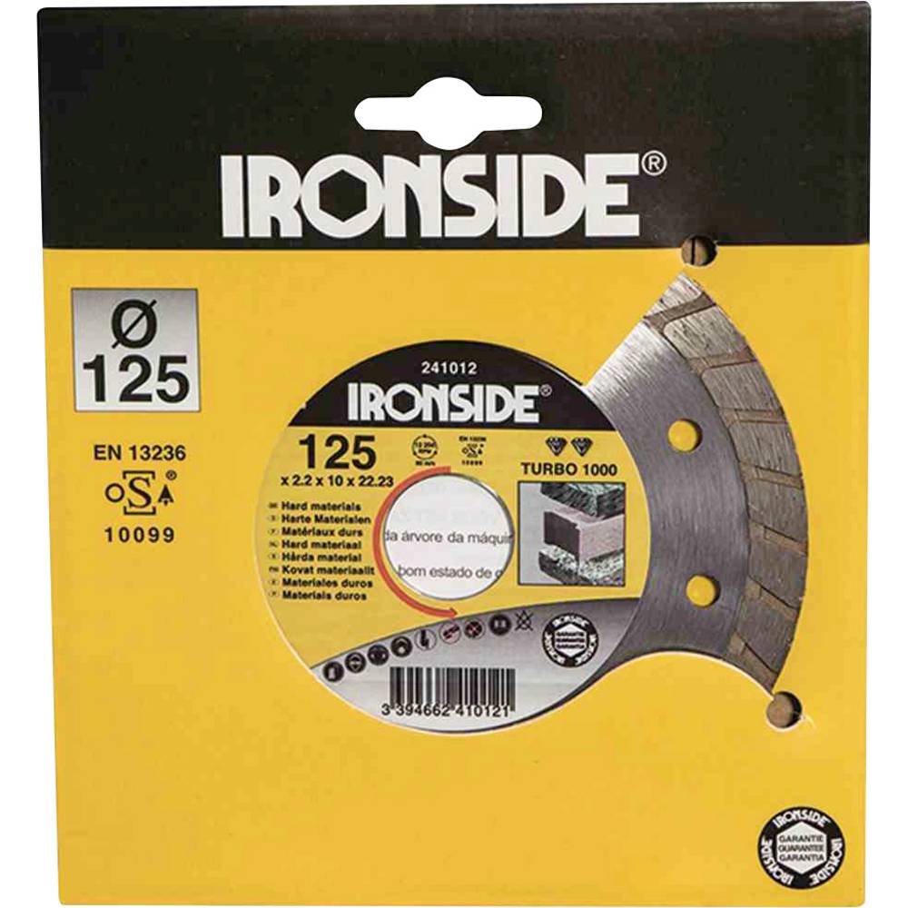 IRONSIDE 241011 Diamanten doorslijpschijf Diameter 115 mm 1 stuk(s)