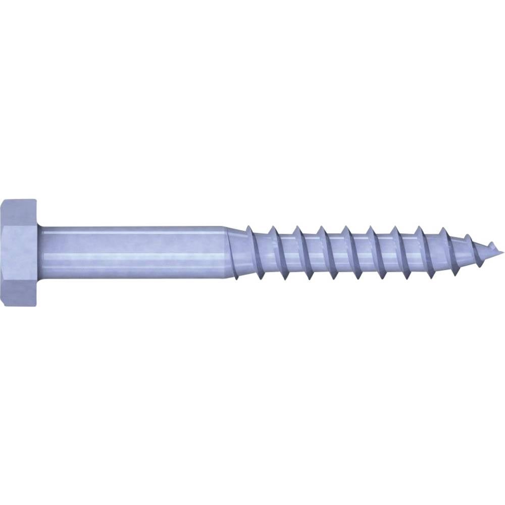 Reisser Houtschroef 10 mm 180 mm Buitenzeskant 25 stuk(s)  6473