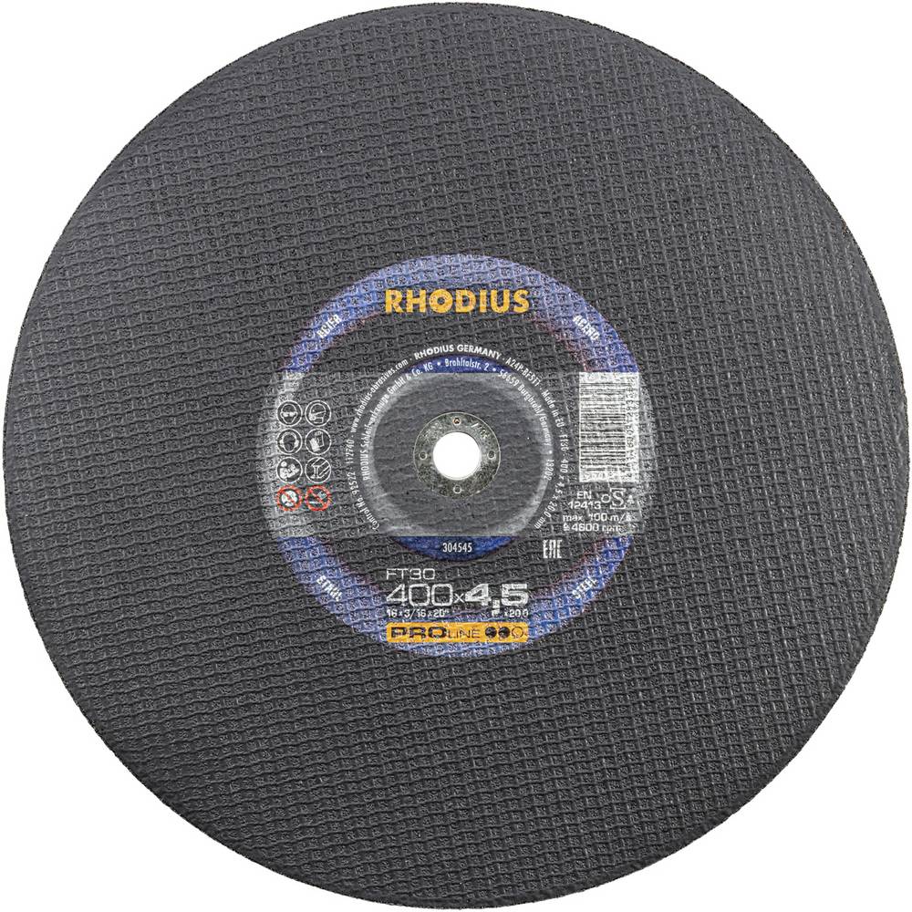 Rhodius FT30 304545 Doorslijpschijfset 10 stuk(s) Staal